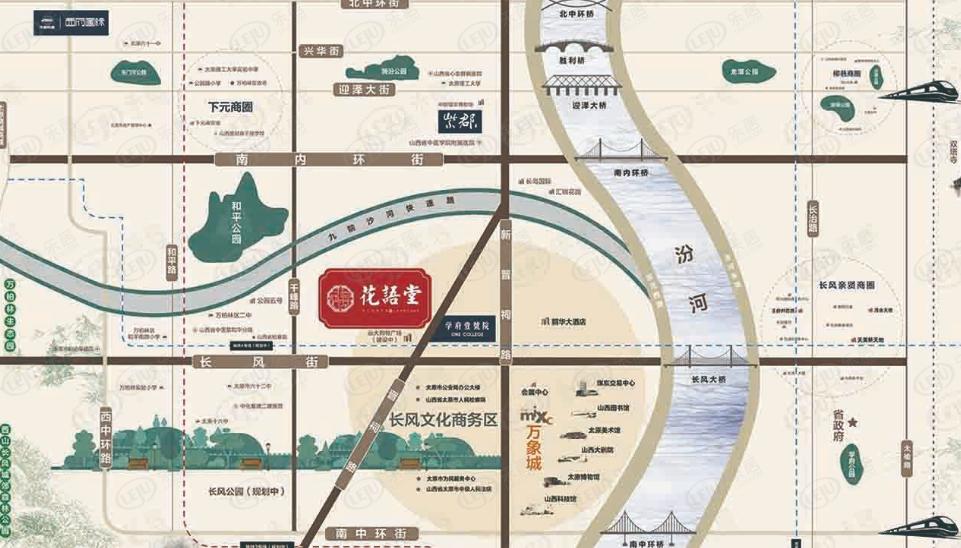 花语堂位于太原市哪个区域？