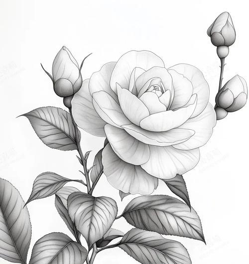 素描玫瑰花的花语怎么写？素描中玫瑰花语的表达方式有哪些？