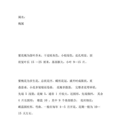 槐树的花语有何特别含义？