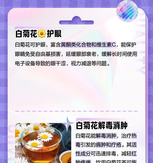 食用菊花有哪些种类？它们的食用方法和功效是什么？