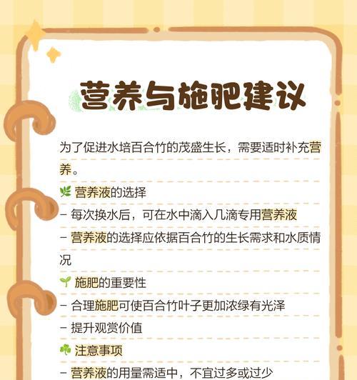 水培植物施肥的小技巧和方法有哪些？