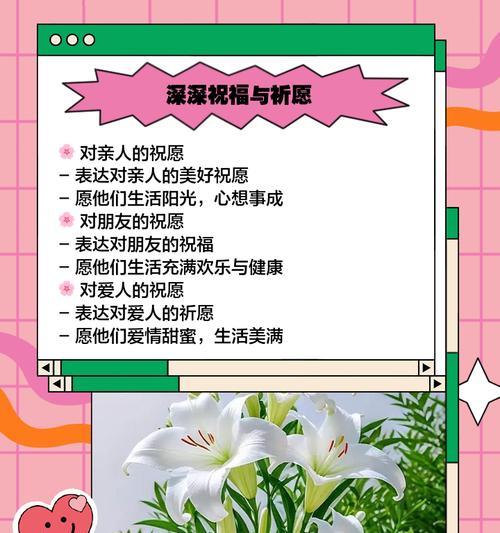 生日快乐送百合花的寓意是什么？百合花代表什么？