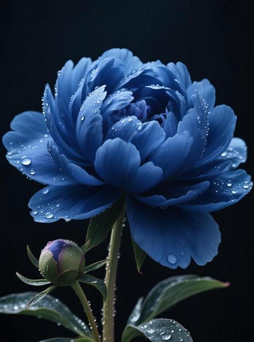 春节期间蓝色花朵的寓意是什么？