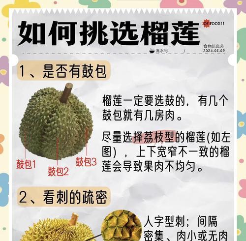 如何挑选好吃的榴莲（教你识别优质榴莲的五大特征）