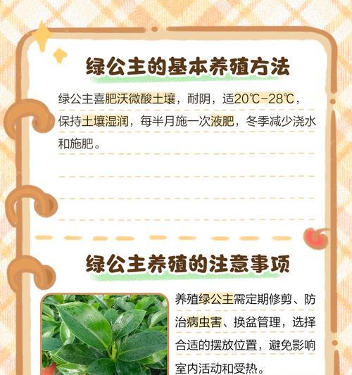 绿公主叶子烂了怎么办（教你轻松解决害怕绿植枯萎的问题）