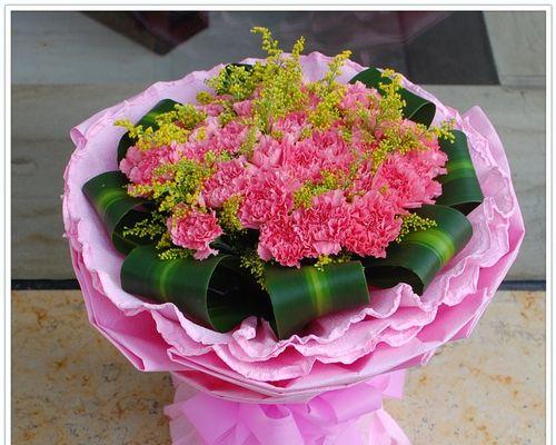 粉色康乃馨花语——爱的宣言（以花为媒）
